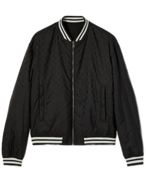 Gucci Reversible Nylon Twill Zip Jacket - Black