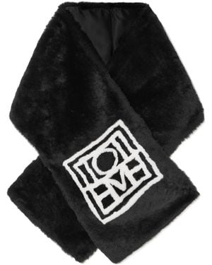 TOTEME Patterned Scarf - Black