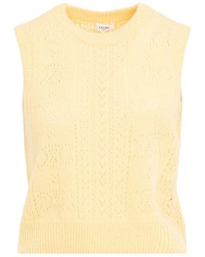 Celine Sleeveless Sweater - Natural