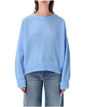 American Vintage Long-Sleeve Knit Top - Blue