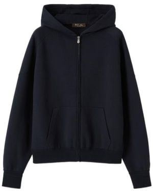 Loro Piana Viera Bomber Jacket - Blue