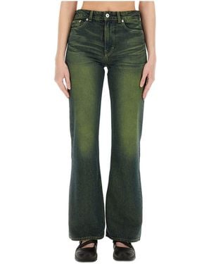 Our Legacy Jeans With Belt Loops - Green