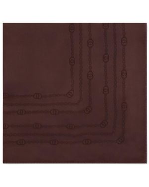 Gucci Interlocking G Chain Silk Carré - Purple