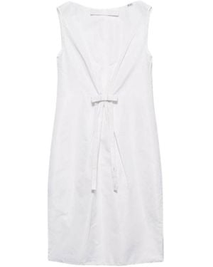 Prada Faille Dress - White