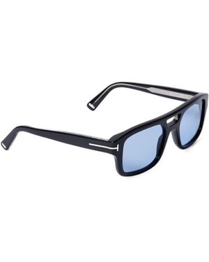 Tom Ford Rectangle-Frame Sunglasses - White