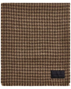 Phoebe Philo Plaid Scarf - Brown
