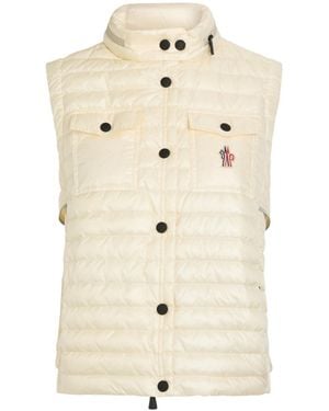 Moncler Gumiane Padded Shell Gilet - Natural