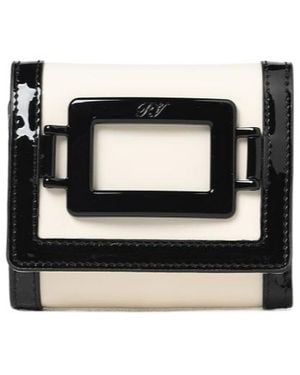 Roger Vivier Logo Details Wallet - Black