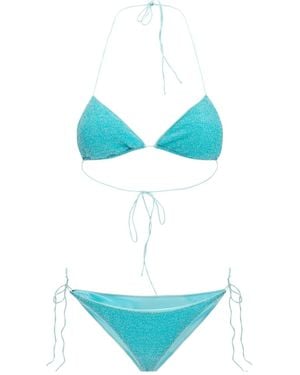 Oséree Tie-Side Bikini - Blue