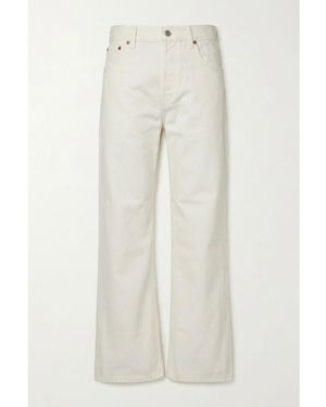 Gucci Logo-Patch Straight Jeans - Grey