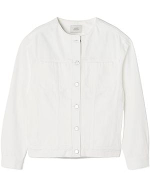 Loulou de Saison Rima Patch-Pocket Jacket - White