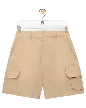 Loewe Cargo Shorts - Natural