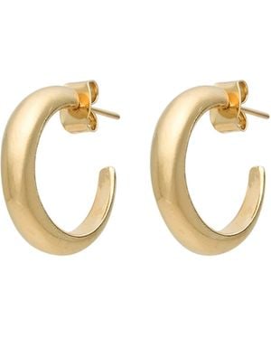Isabel Marant Minimalist Hoop Earrings - Metallic