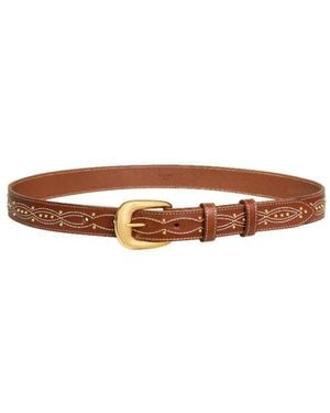 Celine Medium 25Mm Western Belt - Brown