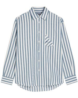 Jacquemus Striped Shirt - Blue