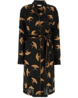 Dries Van Noten Long-Sleeved Dress - Black