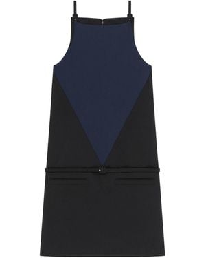 Courreges V-Line Jersey Dress - Blue
