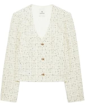 Anine Bing Long-Sleeved Casual Jacket - White
