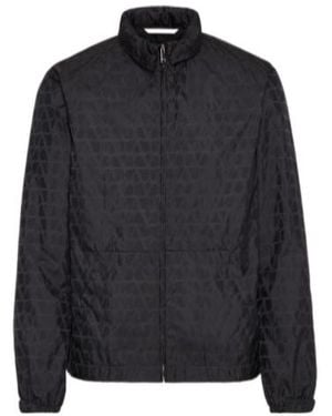 Valentino Toile Iconographe Windbreaker Jacket - Black