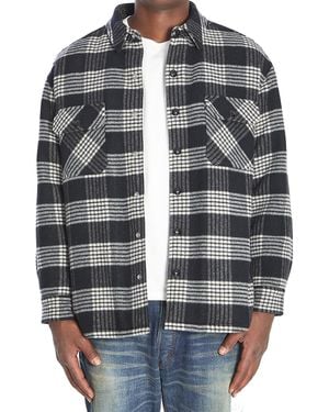 Celine Quilted Overshirt - Gray