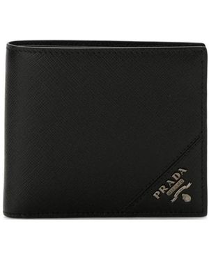 Prada Saffiano Bifold Wallet - Black