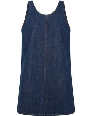 Ami Paris Denim Dress - Blue