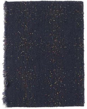 Faliero Sarti Textured Wrap Scarf - Blue