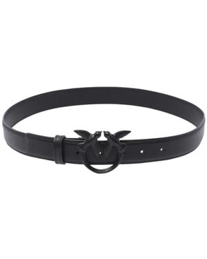 Pinko Love Birds Buckle Belt - White