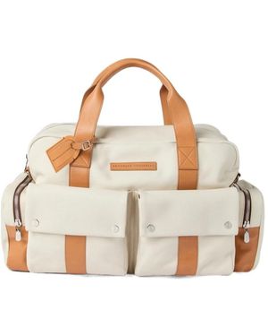 Brunello Cucinelli Grained Calfskin Leisure Bag - Multicolour