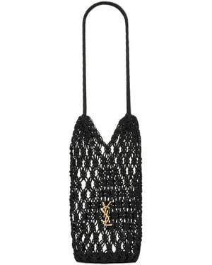 Saint Laurent Cassandre Large Tote - Black