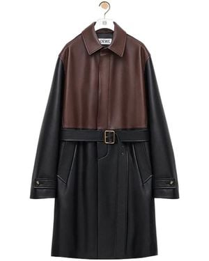 Loewe Napa Lambskin Coat - Brown