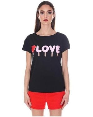 Moschino Printed T-Shirt - Red