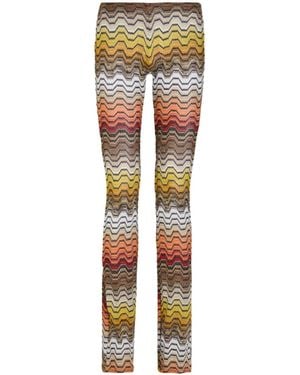 Missoni Metallic-Knit Beach Pants - Multicolor