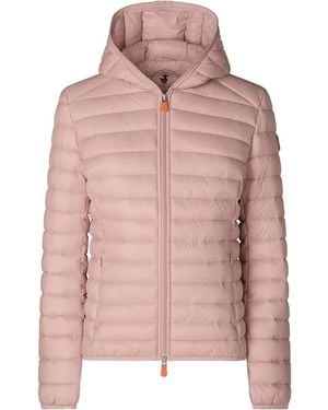 Save The Duck Long-Sleeve Cotton Jacket - Pink