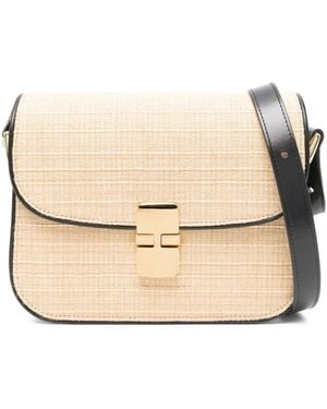 A.P.C. Small Grace Shoulder Bag - Natural