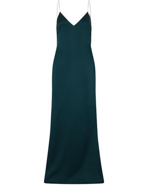 Tom Ford Crystal-Embellished Backless Gown - Green