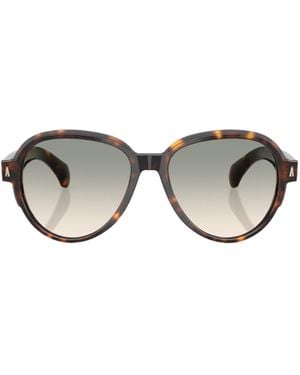 Moncler Eyewear Pilot Sunglasses - Metallic