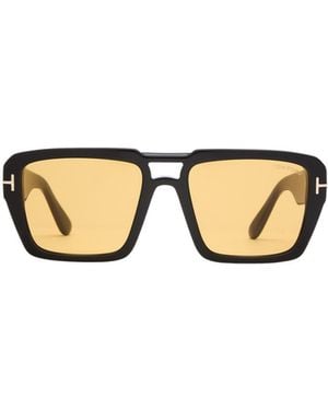 Tom Ford Square-Frame Sunglasses - Metallic