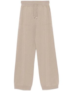 Lorena Antoniazzi Straight-Leg Drawstring Sweatpants - White