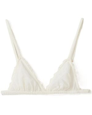 Miu Miu Muslin Bra - White