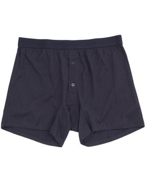Comme des Garçons Two Button Boxers - Blue