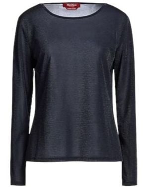 Max Mara Simple Long-Sleeved Top - Blue