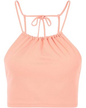 Eres Back-Detail Bikini Top - Pink