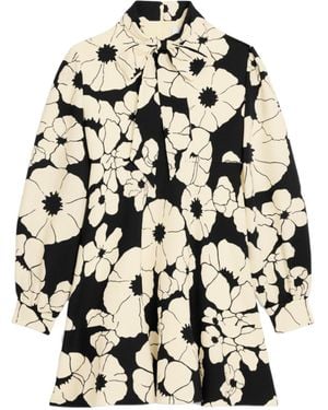 Celine Skater Mini Dress - White