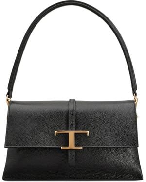 Tod's T-Logo Shoulder Bag - Black