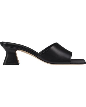 Aeyde 45Mm Leather Sandals - Black