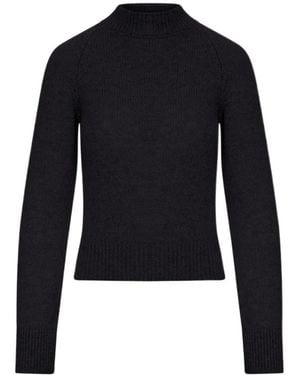 Dries Van Noten Long-Sleeved Knitted Jumper - Blue