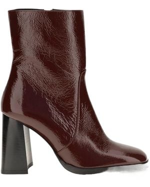 Stuart Weitzman High-Heeled Ankle Boots - Brown