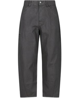 Lemaire Belt Ring Casual Trousers - Grey