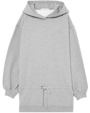 Alexander Wang Dropped-Waist Hooded Dress - Grey